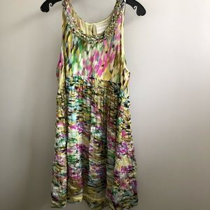 Anthropologie Liefsdottir Watercolor dress
